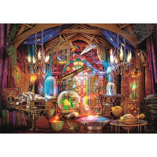 Puzzle 1500 pièces Harry Potter - CLEMENTONI - Atelier des sorciers - Fantastique - Adulte