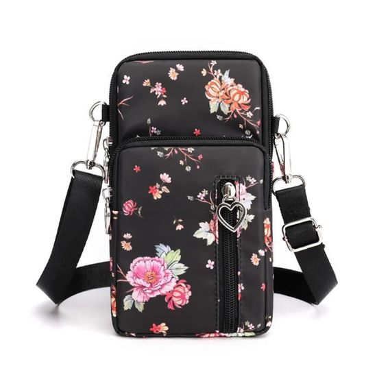 Sac Banane Femme Double Couche TSOVTHRID - Pour Téléphone, Clés, Cartes - Imprimés Originaux