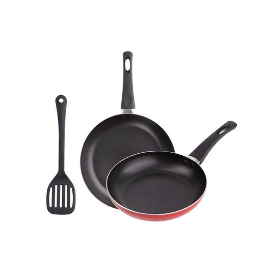 Set De 2 Poêles Quid Tentacion - Aluminium 20 Cm Et 24 Cm - Compatible Induction