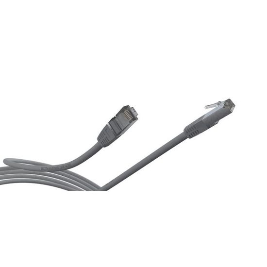 Câble Réseau Cat8 1,5 M 1CONN - 40 Gb/s, Blindé S/FTP, Connecteurs RJ45 Plaqués Or, Gris