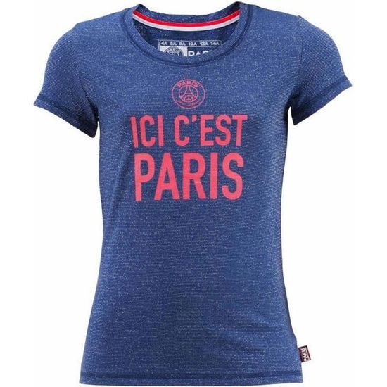 t-shirt-paris-saint-germain-ici-c-est-paris-enfant-fille