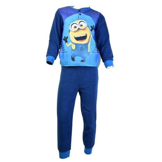 Pyjama garcon Licence Mickey Looney Tunes Age de Glace Minions Peppa Pig en coton Ultra Confort Les Minions HQ7271 Marine Les minions hq7271 marine boite cadeaux Cdiscount Pret a Porter