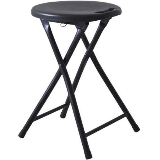 Tabouret De Bar Pliant Avec Dossier – Hauteur 61 Cm – Chêne & Argent – Portable Pour Cuisine, Bistro, Terrasse – GOKHOMX