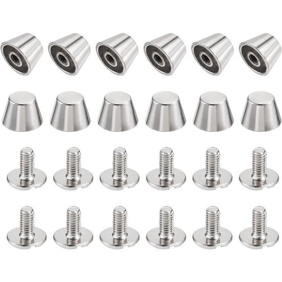 Rivet Couture en Laiton Massif, Boutons Goujons en Cuivre pour BRICOLAGE Cuir Ceinture Sac à