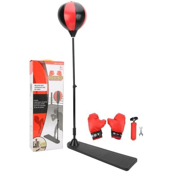 Sac De Frappe Enfant 10 Kg + Gants + Corde à Sauter - Kit Boxe Complet Pour Entraînement à La Maison