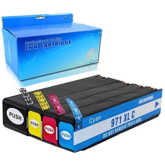 Cartouche Encre Cyan HP 971XL – Grande Capacité – Pour Imprimante HP X476 DW – Neuve