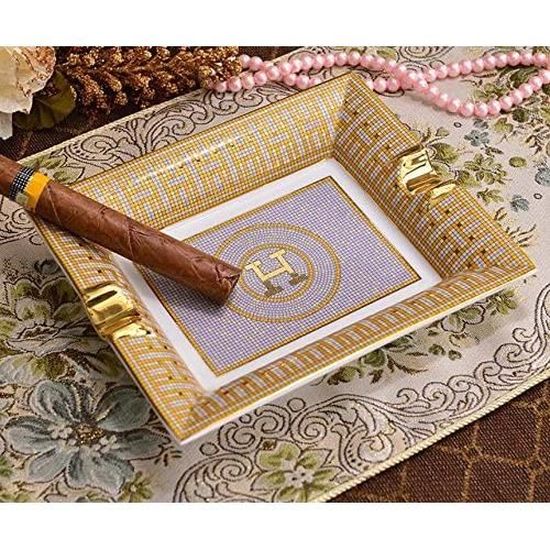 Cendrier Cigare En Céramique Vintage – Grand Format, Design Coupe-vent, Pour Terrasse, Bureau, Intérieur