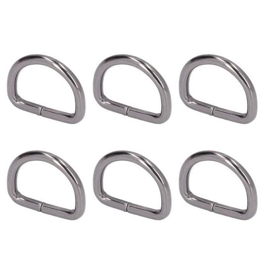 Patchs D-ring Pour Paddle/kayak - Lot De 6 En Acier Inox Et PVC - Jaune, 9x9 Cm - 5