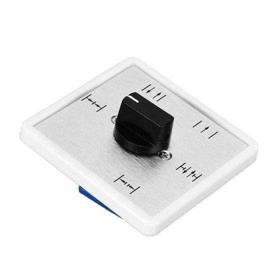 Interrupteur à Clé Universel Pour Ventilateur électrique - Bouton De Commande Blanc/noir - Pièce De Rechange