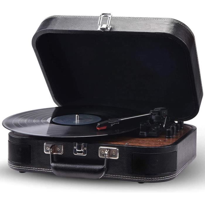 Platine vinyle, lecteur vinyles avec bluetooth usb aux 3.5mm jack haut ...