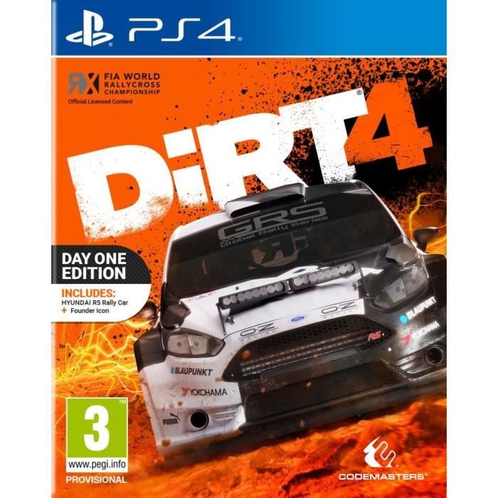 Dirt 4 - Edition Day One Jeu PS4 - Cdiscount Jeux vidéo