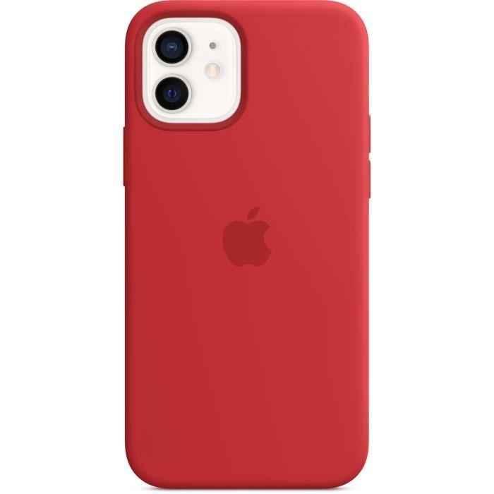 APPLE iPhone 12 - 12 Pro Coque en Silicone avec MagSafe - (PRODUCT)RED