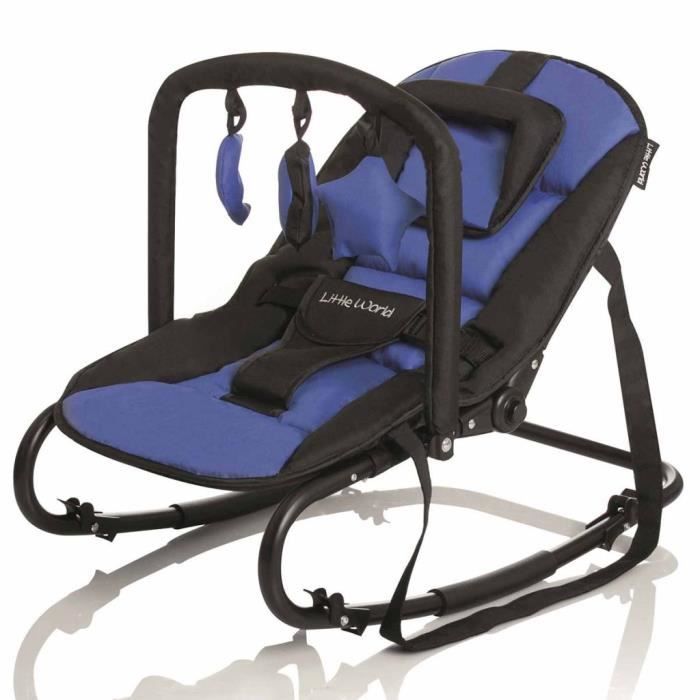 Little World Transat pour bébés Stardust Noir et Bleu LWBO001-BKBL