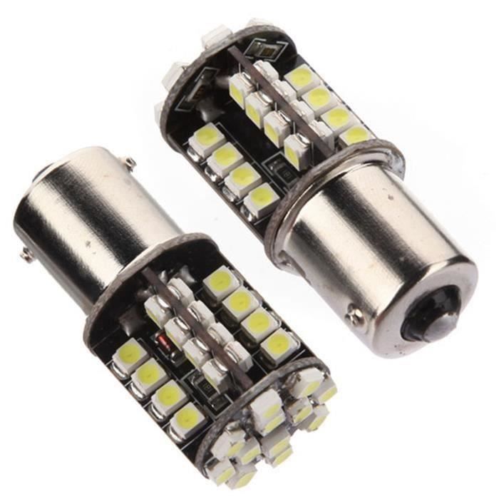 CS NEUFU 2x 1156 BA15S P21W 44 LED Lampe Ampoule Voiture CANBUS Anti Erreur ODB Blanc - CSAVC824A3856