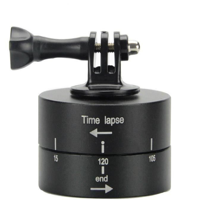 Accessoires GoPro 120 Minutes Panoramique Rotation-Lapse PANORAMA pour Go Pro Hero 7 6 5 4 3 SJCAM DSLR Mobile
