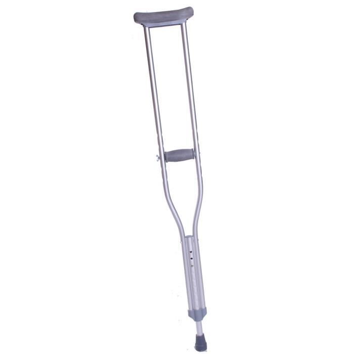Béquilles auxiliaire - Faite en aluminium résistent - Pour jeunes entre 91-111,5 cm - Réglable en hauteur