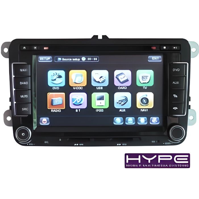 AUTORADIO GPS COMPATIBLE VW GOLF / EOS / PASSAT…