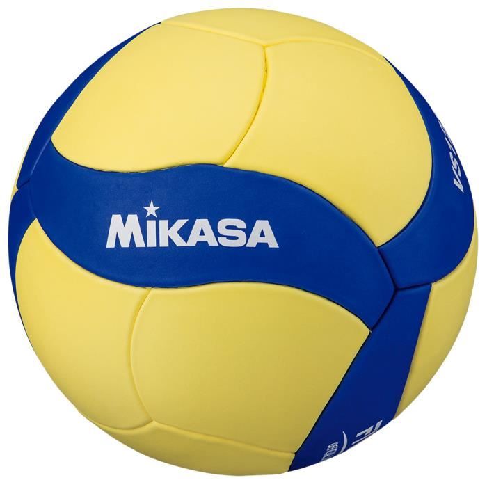 Ballon de volleyball Mikasa - jaune/bleu - 5