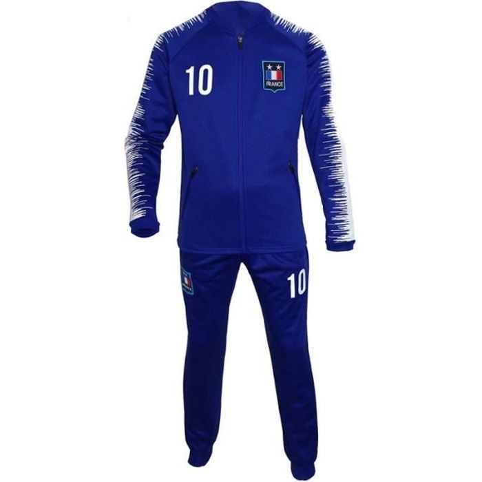 bleu Survêtement Jogging France enf