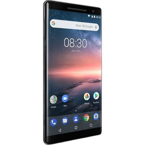Nokia 8 Sirocco 128 Go - Noir - Débloqué
