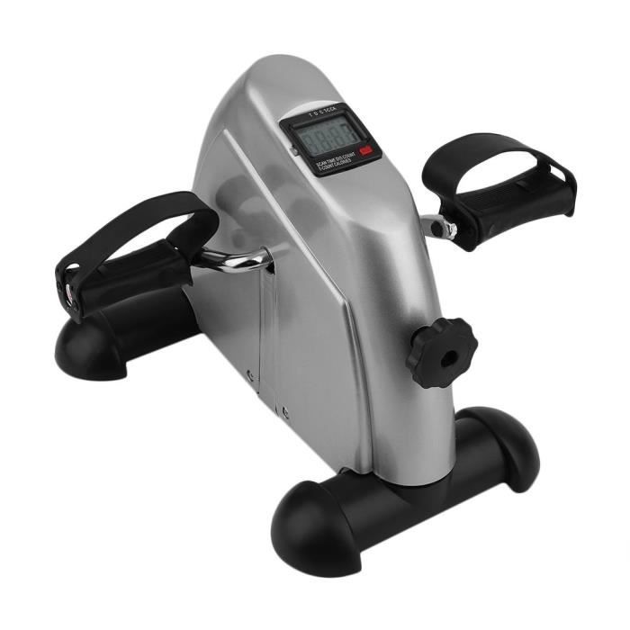 Mini-vélo d'appartement, appareil d'entraînement pour bras et jambes, pédalier âgées avec console, résistance réglable
