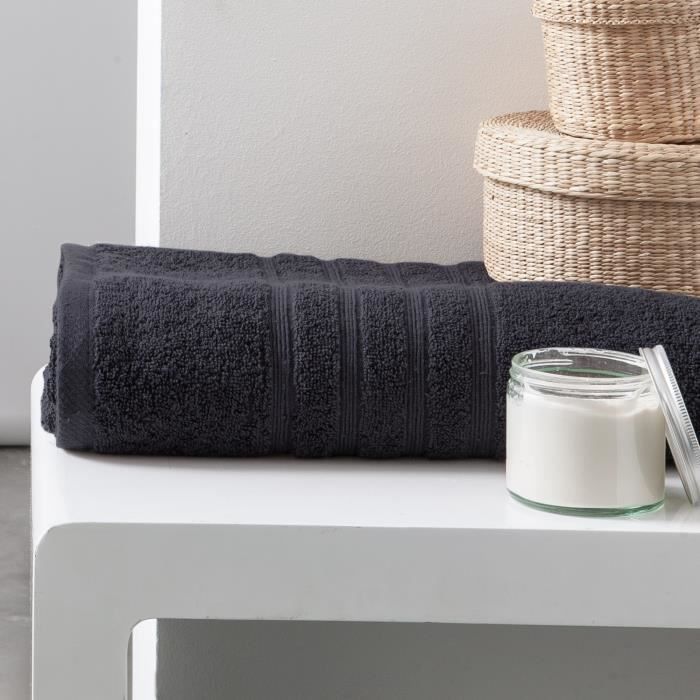 Maxi drap de bain 100% coton 500 gr/m2 90x150cm COCOON-Canon de fusil