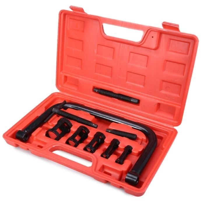 10 en 1 pinces de soupape réparation jeu d'outils automobile compresseur ressort pour moto voiture - 251843 Noir