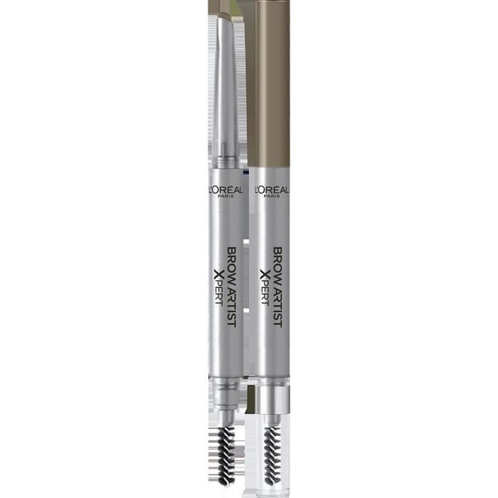 L'Oréal Paris - Crayon à Sourcils Waterproof Double Embout - Brow Artist Xpert - Teinte : Cool Blonde (102) - 1g