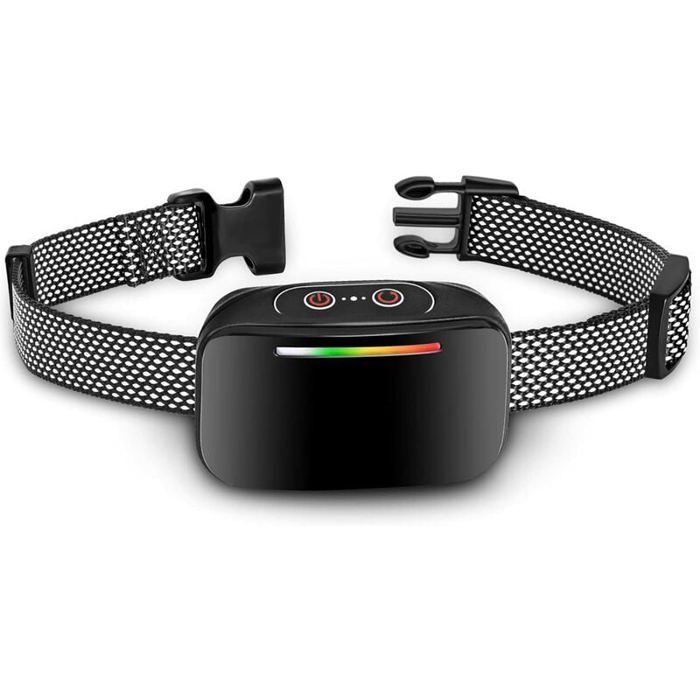 Comparer les prix de Collier anti-aboiements automatique pour chien avec contrôle intelligent des aboiements, son de vibration de choc efficace, 4 nivea