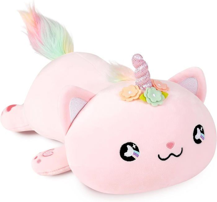 Shownicer Peluche Chien Westie Blanc 65 Cm - Coussin Kawaii Super Doux - Cadeau Enfant Adulte 3 Ans+ - Certifié CE