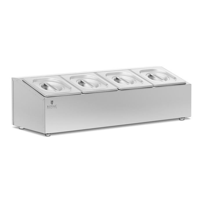 Bac Panure Empilable GOMETY 3 Pièces Bacs GN 1/6 En Inox Avec Couvercle, Set De 3 Bac Inox Gastronomique