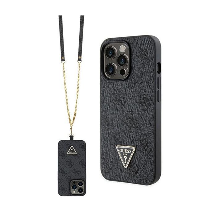 Guess Étui pour iPhone 13 Pro Crossbody 4G Noir - vue 4