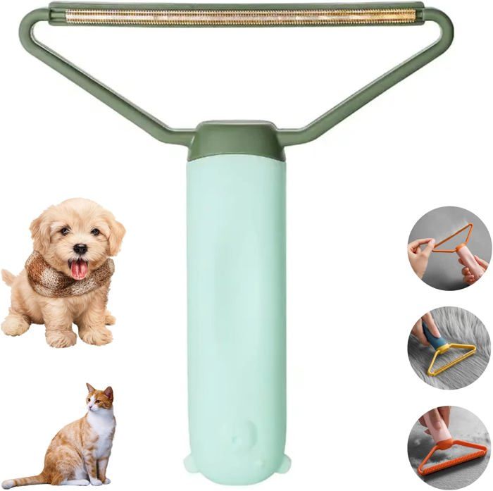 Comparer les prix de Enlèvement de Poils pour Animaux de Compagnie : Accessoires pour Chiens et Chats décapant Les Poils et enlever Les Peluches,Vert