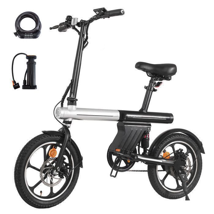 AVDLEU Vélo Électrique Pliable Roues 16