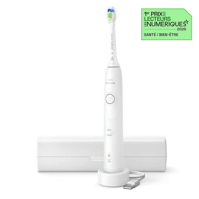 Brosse à Dents Sonique Philips Sonicare 5500 HX711002 2 Modes Capteur Pression Étui - vue 1