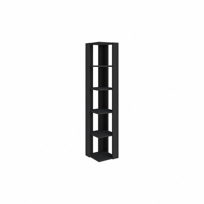 Bibliothèque en bois Nati - 32 x 32 x 161 cm - Noir