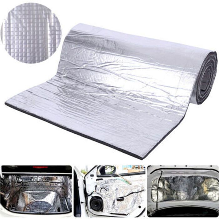 Isolant Thermique Auto-Adhésif Tapis Disolation Phonique et Thermique pour Voiture Auto Tapis Disolation Acoustique