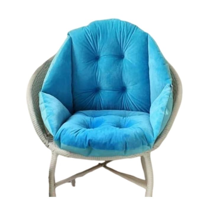 Fauteuil à bascule Papasan dextérieur - Fauteuil de patio confortable surdimensionné fauteuil à bascule dintérieur en rotin roy
