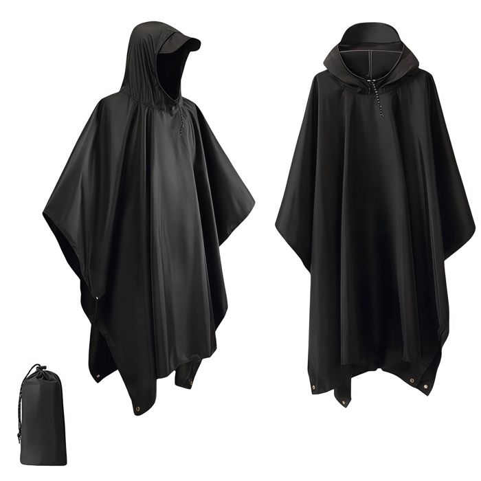 Imperméable 20 × 25 cm extérieur trois en un manteau randonnée voyage - Dofilo - polyester multifonctionnel une pièce imperméable