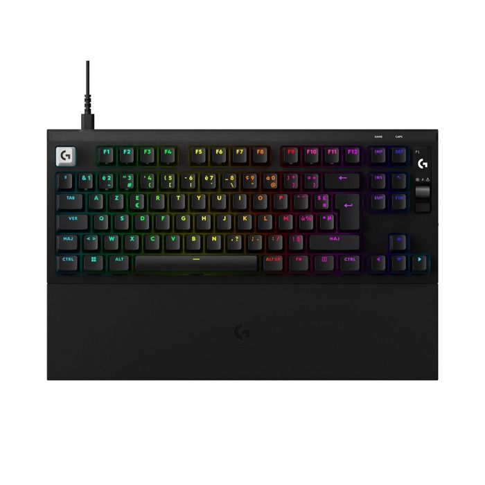 Clavier gaming filaire - LOGITECH - Pro X2 Rapid - Switchs magnétiques analogiques - 8 kHz - Écran OLED