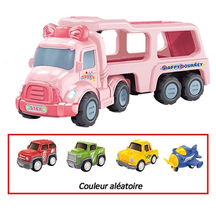 Jouet de Camion pour Enfants 3 Ans et Plus - AMOUNE - 4 Mini voitures -  Lumières et Sons