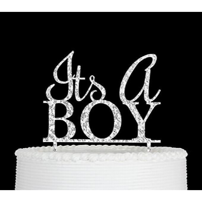 Il Est Un Garcon De Gateau Baby Shower De Garcon Genre Reveal Party Decorations 3dem2k Cdiscount Maison