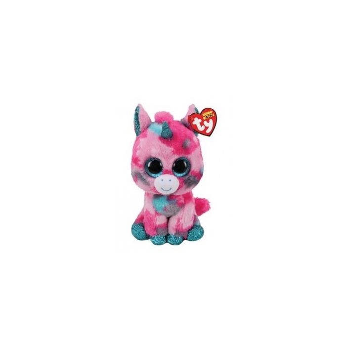 Peluche Ty Beanie Boo s Gumball la licorne rose Multicolore TY