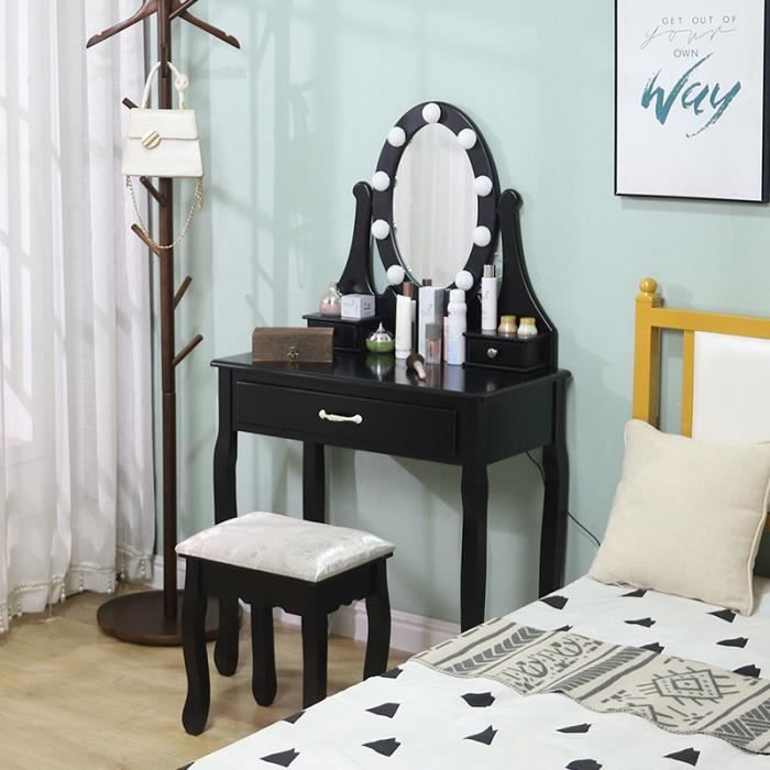 Coiffeuse Avec Tiroir De Rangement Achat Vente Pas Cher
