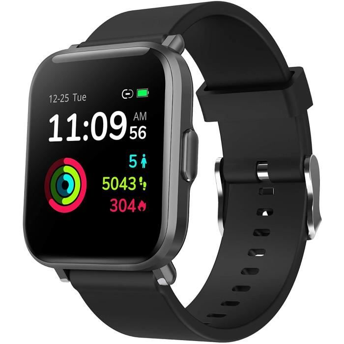 GRDE Montre Connect e Homme Femmes 18 Modes Sportifs Mesure Spo2