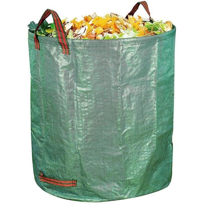 Sac De Ramassage De Feuilles Réutilisable Pour Jardin - 5 Tailles (120L à 500L) - Résistant Et Imperméable
