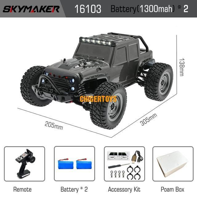 Voiture Télécommandée 4WD 45 km-h Voiture Télécommandée Adulte 1:16 RC Car  2,4 GHz RC Car Monster Véhicule Crawler Truck - Cdiscount Jeux - Jouets