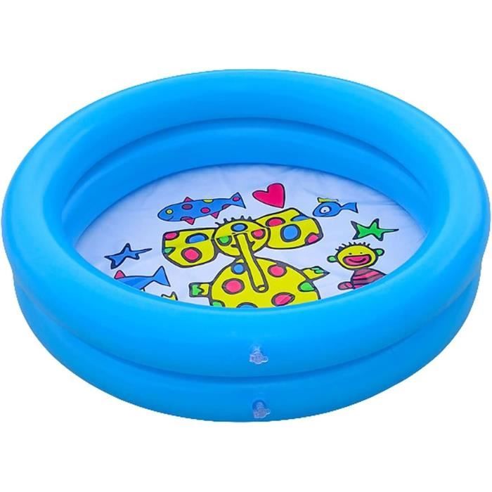 Pataugeoire Gonflable GUBOOM Pour Enfants - Diamètre 80 Cm, Hauteur 25 Cm, Capacité 100L, PVC Sans BPA, Pour Jardin Et Intérieur - 3
