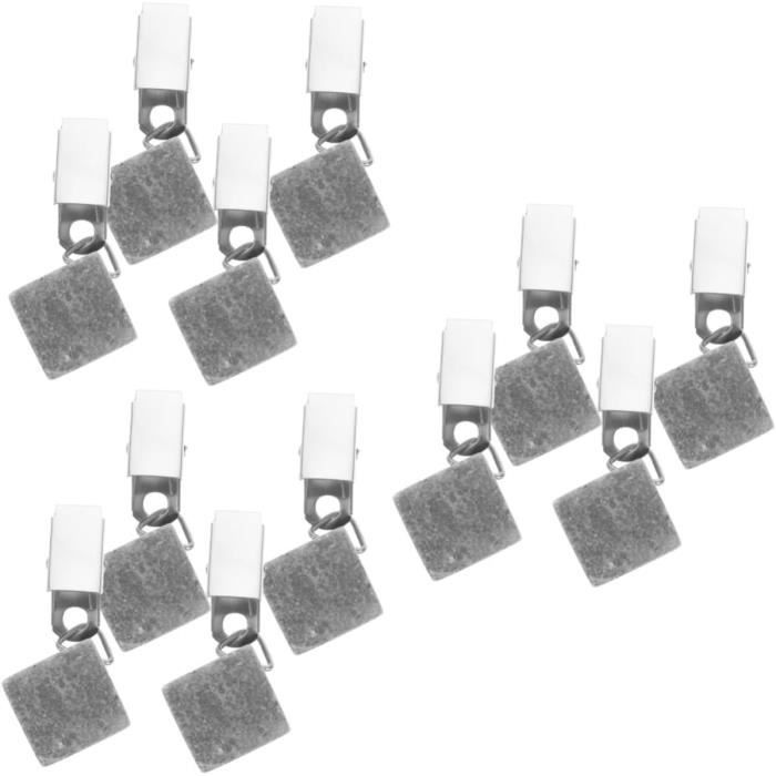 Lot De 6 Poids De Nappe AVLA – Boules En Fonte Avec Pinces En Acier Inoxydable, Pour Extérieur Et Décoration - 1