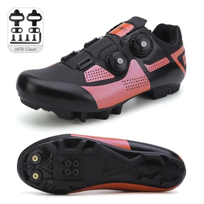 Chaussures De Cyclisme VTT Hommes - Plates & Autobloquantes (2 Vis) - Taille 13 AU - Neuf 2024